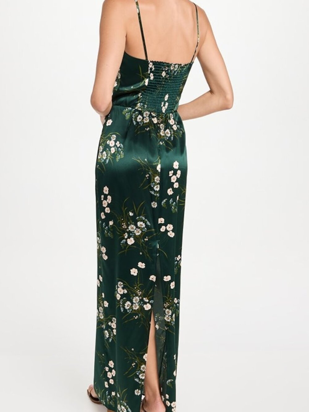 Reformation Frankie Maxi Silk Slip Dress Buena Floral - Picture 2 of 6